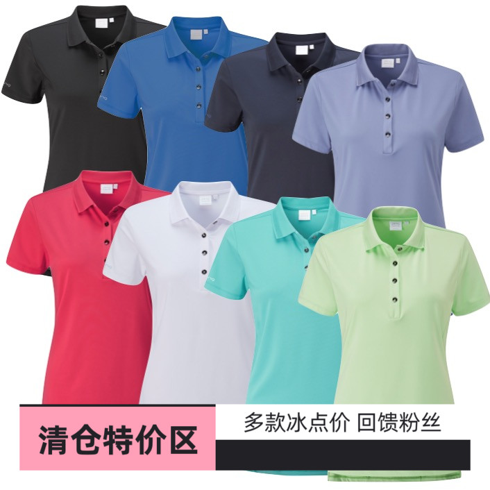 高尔夫女装短袖t恤polo衫
