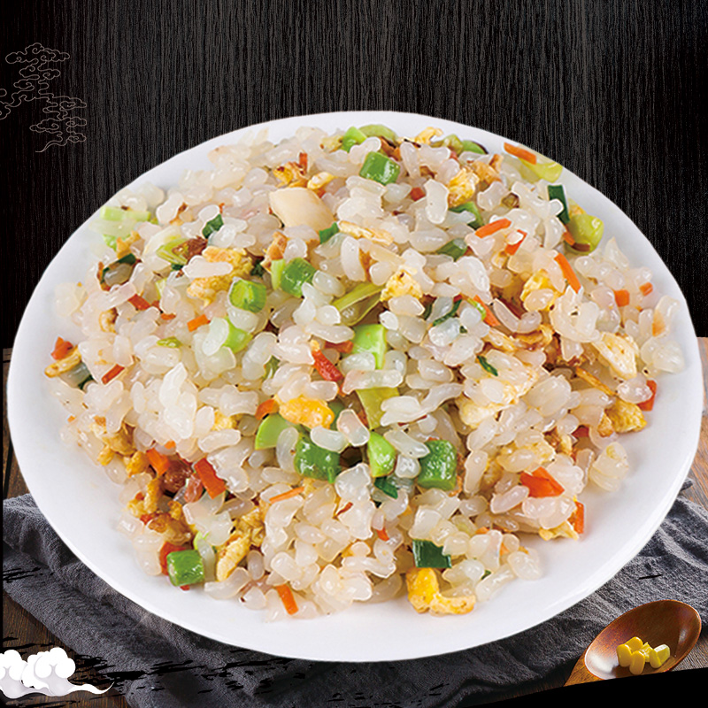魔芋米 0脂免煮低卡热粗粮饭脱脂魔芋米粒饭方便代餐主食饱腹感强