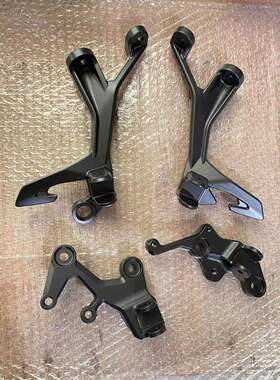 适用忍者NINJIA400 Z400 500前后脚踏支架脚踏固定支架排气吊架