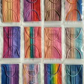 彩色纯色口罩时尚 潮流香港防护彩虹渐变腮红Medeis明星男女款 防晒