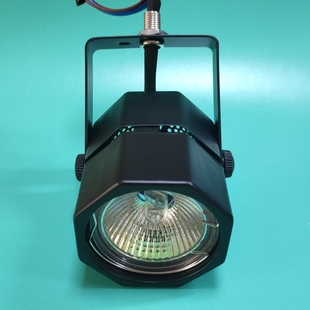 12V220V50瓦卤素灯八角射灯机械照明灯具耐高温灯具黄光