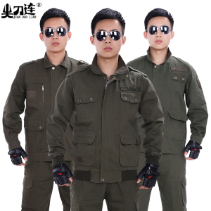 电焊工作服套装男防烫阻燃加厚焊工劳保服春秋纯棉帆布耐磨秋季