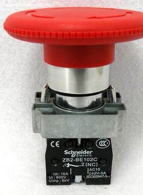 原装正品施耐德22mm急停按钮60mm XB2-BS642C XB2BS642C 急停开关