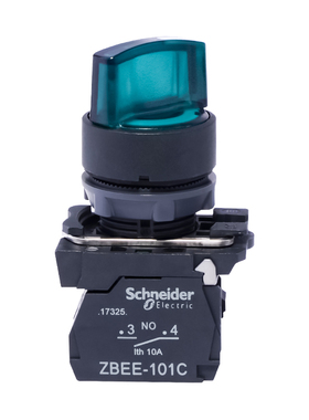 原装正品 施耐德带灯二位旋钮 ZBEE-101C 2档自锁 24V 220V