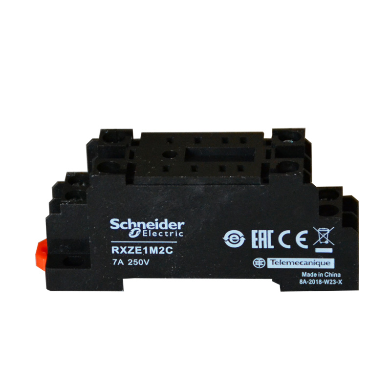 原装正品 施耐德 Schneider 中间继电器 底座 RXZE1M2C 八针基座