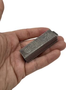 美国 Maratac 钛金属火柴盒带钥匙环 也可以装小件物品