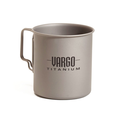 美国Vargo 全钛 450ML 带盖马克杯 防尘防菌保持水质 特价包邮