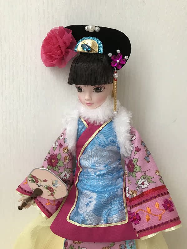 可儿娃娃明珠小格格古装服饰换装娃娃女孩玩具儿童礼物过家家9091