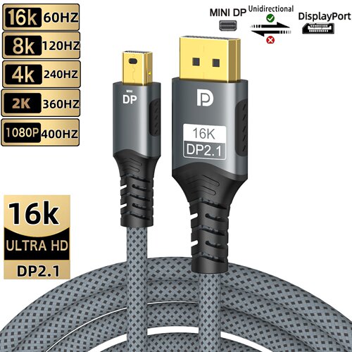 miniDP转DP线连接线视频线