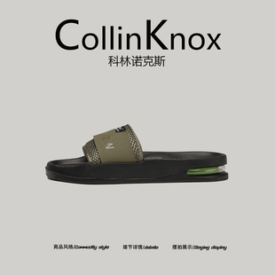 【潮牌新款】CollinKnox2025年夏季新款男士凉拖鞋平底简约一字拖