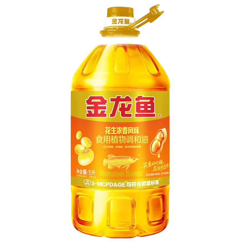 金龙鱼花生浓香食用植物调和油图片