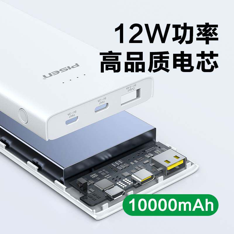 品胜12W 1万毫安移动电源TS-D324