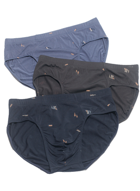 mnk莎奴亚竹纤维内裤男士5A级抗菌吸湿透气柔软高弹时尚三角裤夏