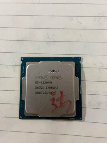 出售拆机闲置 E3-1220V6  确保全好无暗病 质量问题【询价】