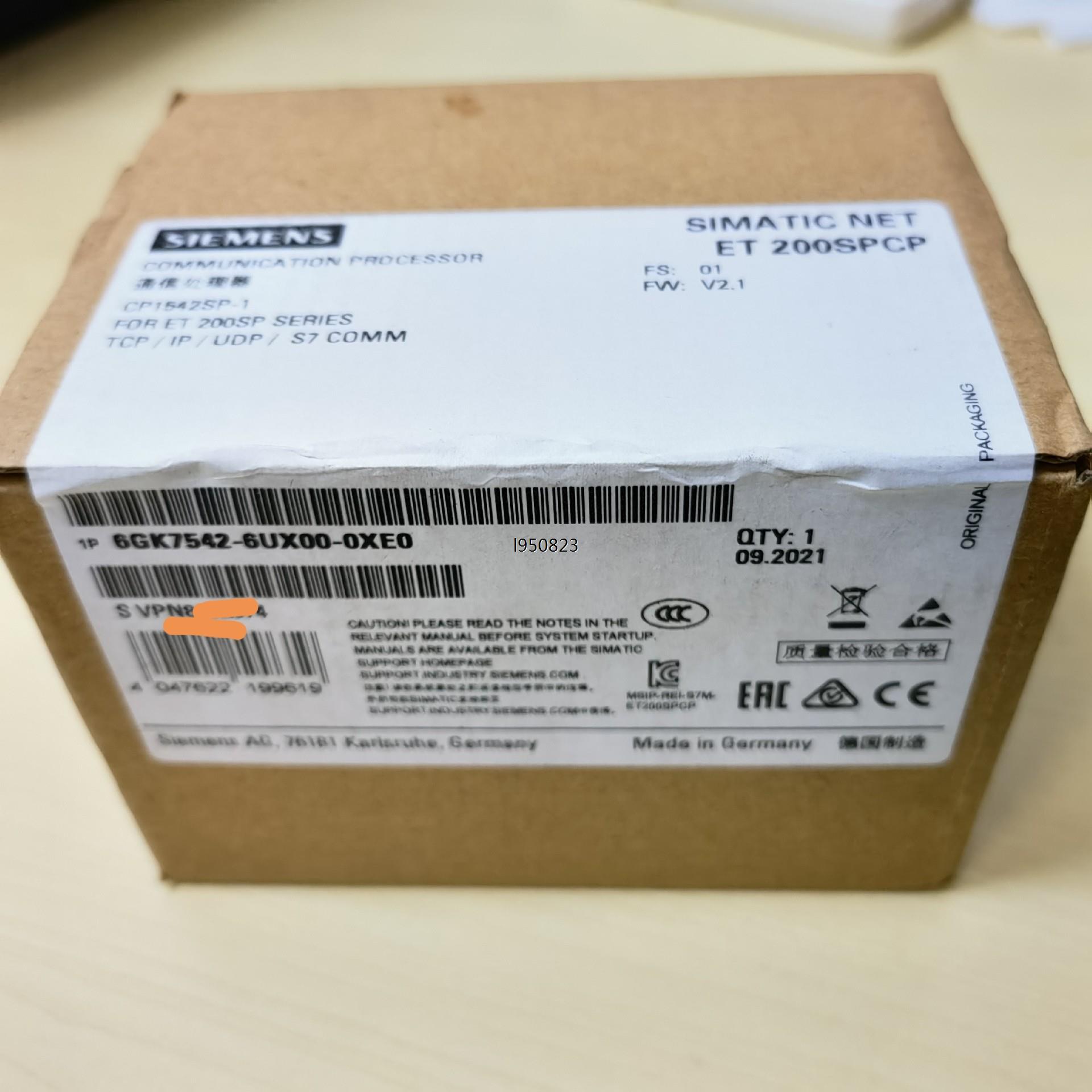 6GK7542-6UX00-0XEO  全新原装西门子通讯处【询价】