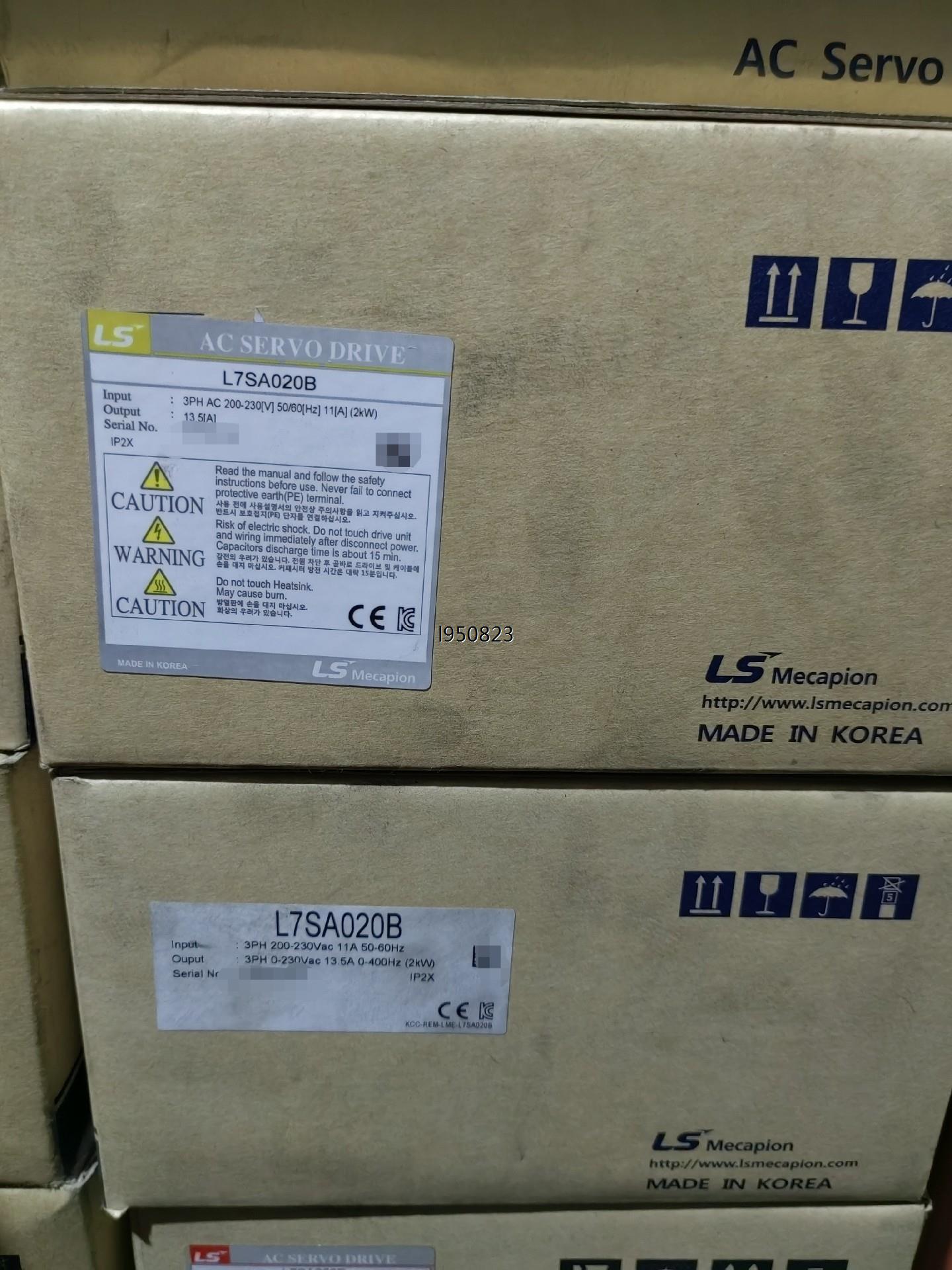 韩国LS驱动L7SA020B，2KW伺服驱动，全新原装正品，【询价】