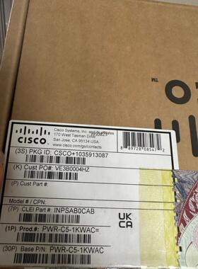 PWR-C5-1KWAC=  C9200L交换机电源原装行货【询价】
