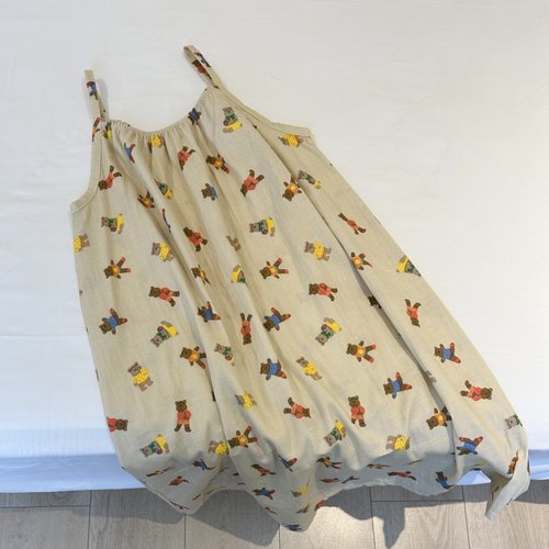 【不打烊发顺丰】纯棉纱布吊带裙