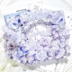 Palette 百搭浅紫花花咕卡流麻滴胶吧唧砖手帐pet胶带 栀兰雪青
