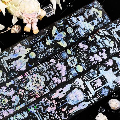 xx Studio 宴山亭 中式霓虹色小物搭配咕卡流麻滴胶手帐pet胶带