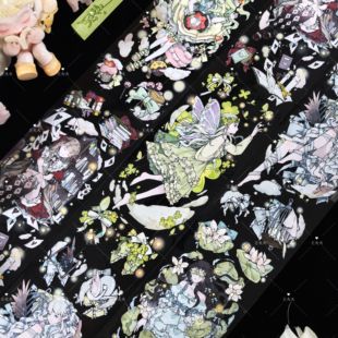 Dailylife 梦境呢喃 梦幻人物女孩子咕卡流麻手帐pet胶带分装