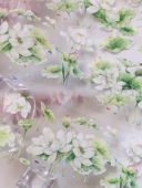 Palette手帐工坊 仲夏之荷 古风荷叶荷花造景咕卡流麻手帐pet胶带