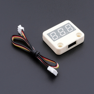 IntFun 3位数码管显示模块0.39寸数码管红色多种主控板积木孔