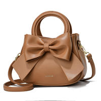 2026 Niche design new women's bag Spring/Summer Small bag, bow hand-held small square bag, Korean style simple crossbody bag thumbnail 6