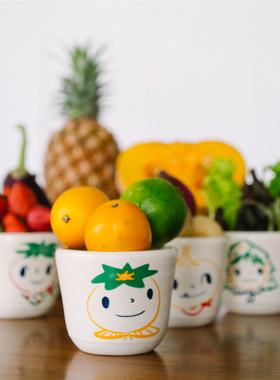 Brut Cake 微笑限定果蔬有把马克水杯情侣对杯节日礼物治愈设计