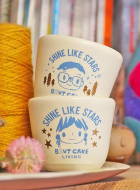Brut Cake 100次微笑限定加油马克水杯情侣对杯节日礼物治愈设计