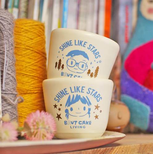 原创微笑马克杯情侣对杯礼物