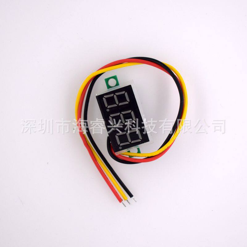 微型 0.36寸数码管DC0V-100V 三线可变精度数显示/数字电压表红色怎么样,好用不?