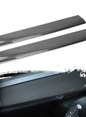 纹板装饰板ABS于改装汽车适用Model3Y中控台用品碳台仪表