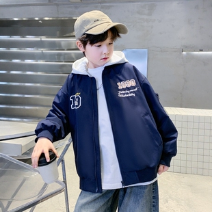 日本JGYP2026新款男童春秋款外套休闲运动中大童男孩帅气痞帅上衣