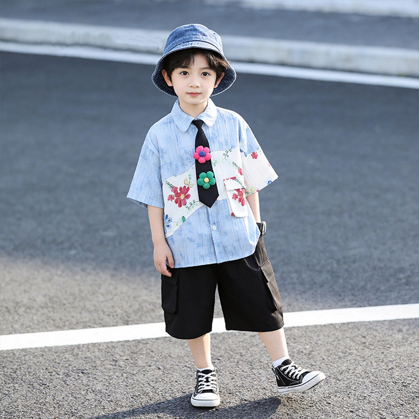 日本JGYP2026新款男童西装套装夏季儿童学院风小西装小主持人礼服