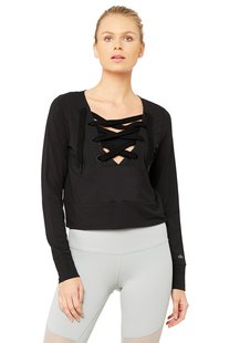 ALO YOGA IDEAL LONG SLEEVE TOP 女士休闲长袖卫衣