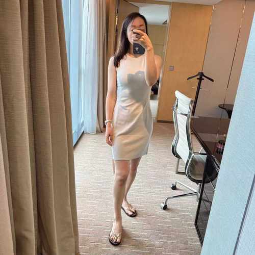 lululemon Ribbed Softstreme slim-fit tank Dress 休闲连衣裙