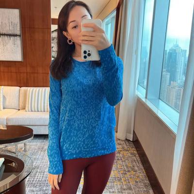 长袖女士运动宽松版lululemon