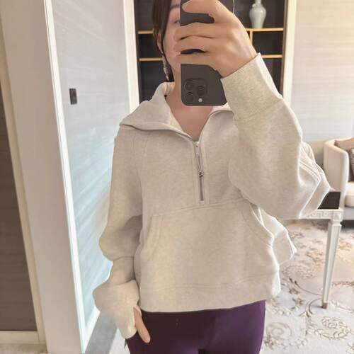 Lululemon卫衣短款外套