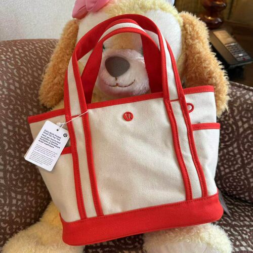 lululemon daily multi-pocket zip-top tote 女士单肩托特包