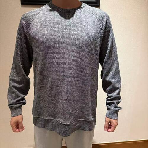 原单外贸新款长袖针织衫套头圆领