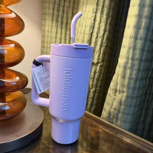 lululemon insulated tumbler 40oz 保温杯 吸管杯