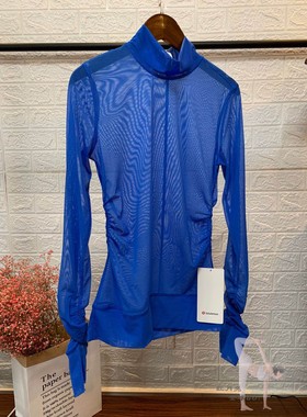 Lululemon Sheer Thrill Mock Neck 瑜伽网纱长袖