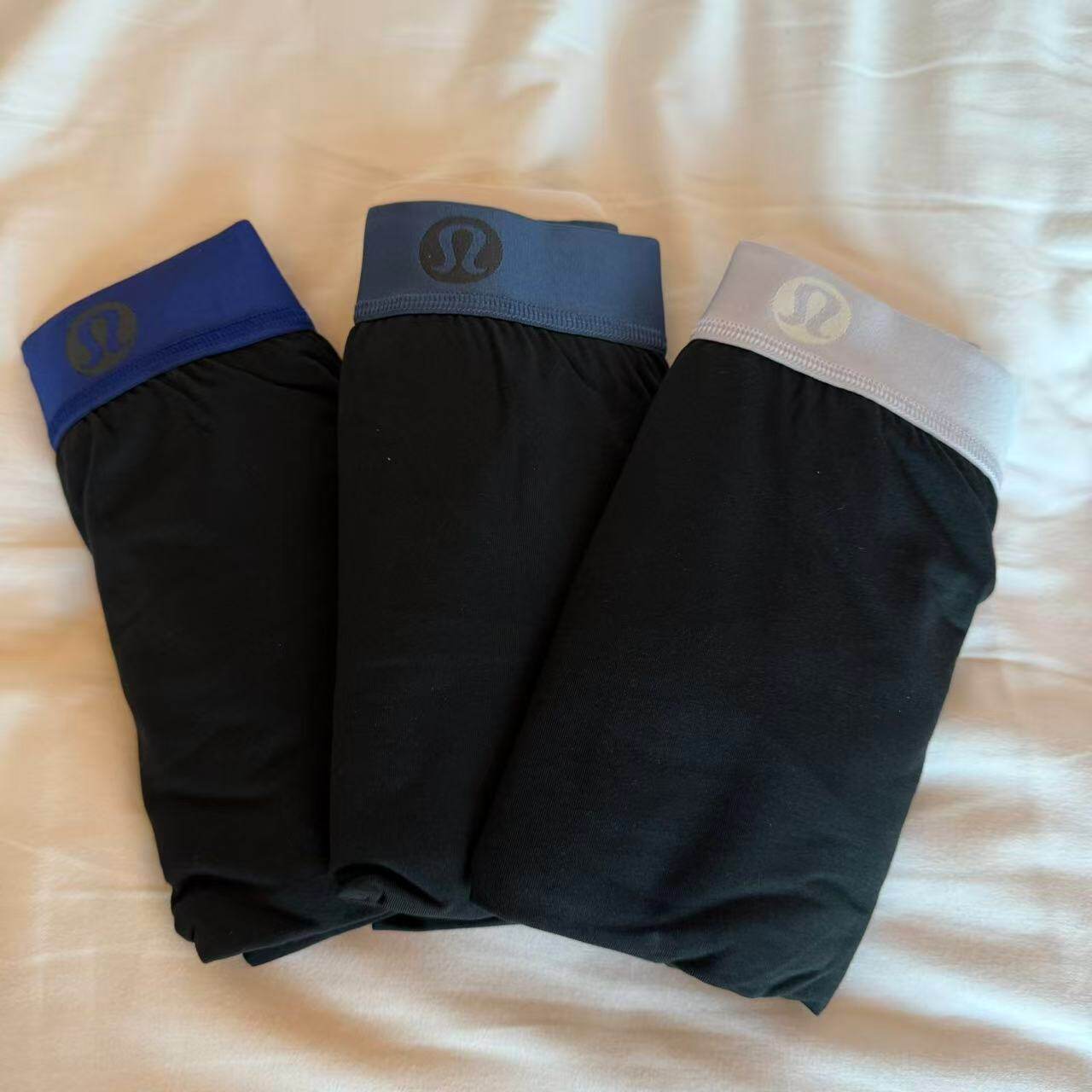 lululemon男士平角内裤3条装