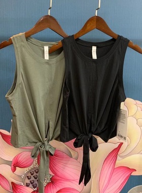 Lululemon Time to Restore Tank 短款系带背心