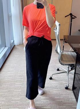 lululemon loungeful straight leg pant 高腰直筒裤 加绒