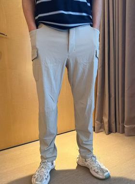 lululemon grid fleece 男士网格拉绒工装裤