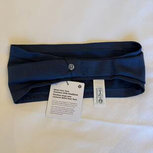 tech wide headband lululemon 男女同款 vent 运动发带 metal