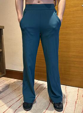 lululemon LUXTREME 女士松紧腰中腰阔腿裤 28'' 亚洲版型