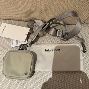 sling lululemon dual pouch 耳机包 斜挎小包